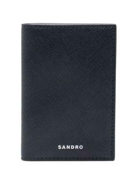 SANDRO leather bi-fold card holder Men 0113