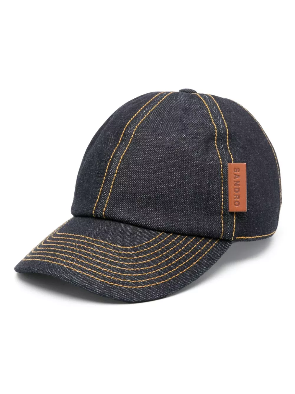 Affordable SANDRO denim baseball cap Men 0113