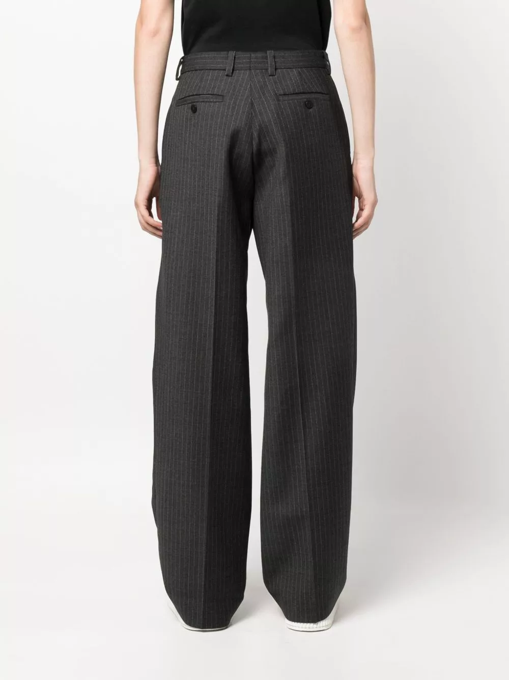 Cheap SANDRO striped wool tailored trousers Women 0118