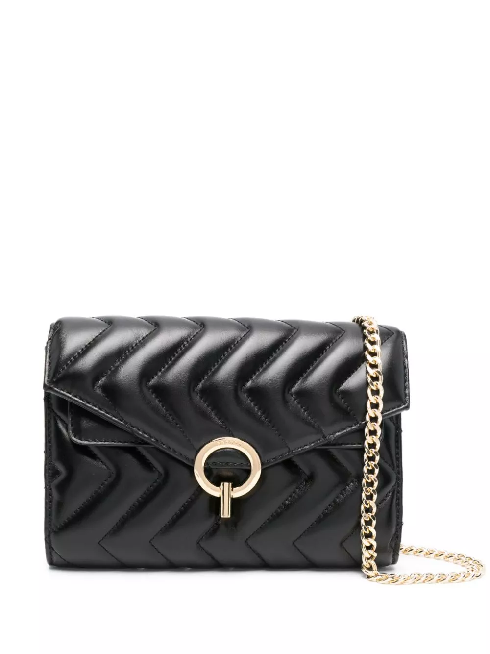 SANDRO Yza quilted crossbody bag Women 0116