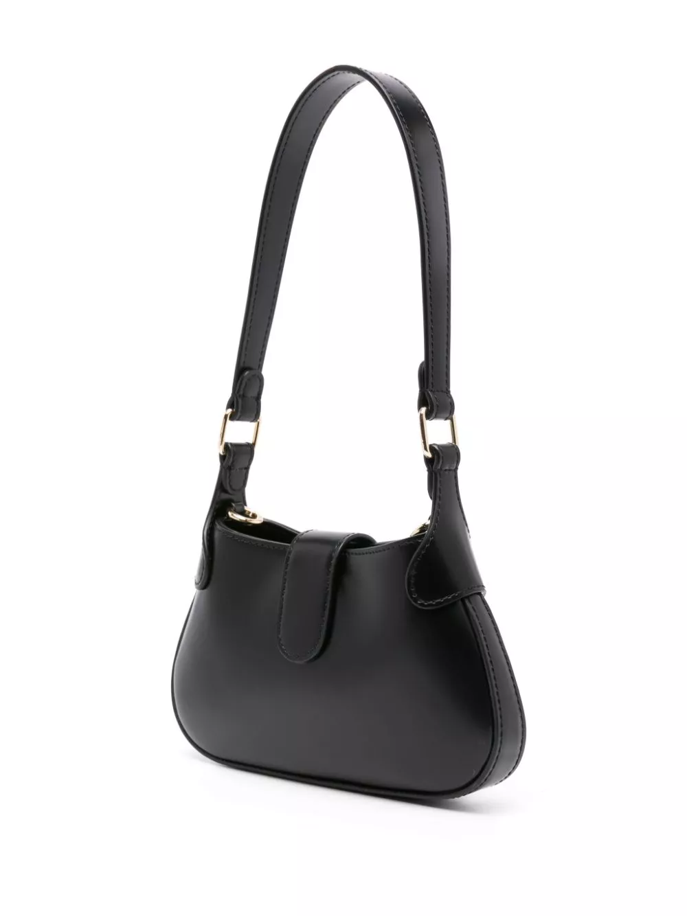 Affordable SANDRO foldover-top leather shoulder bag Women 0119